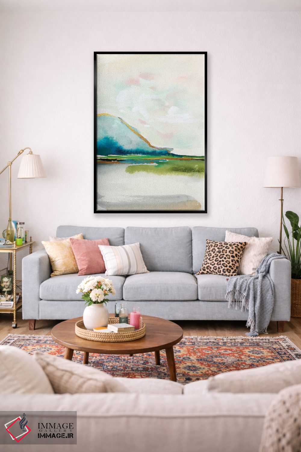 تابلو مینیمال مناظر انتزاعی شماره ۴ اثر جوی تینگ - D3B