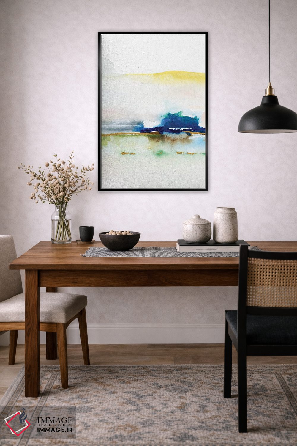 تابلو مینیمال مناظر انتزاعی شماره ۲ اثر جوی تینگ - D5B