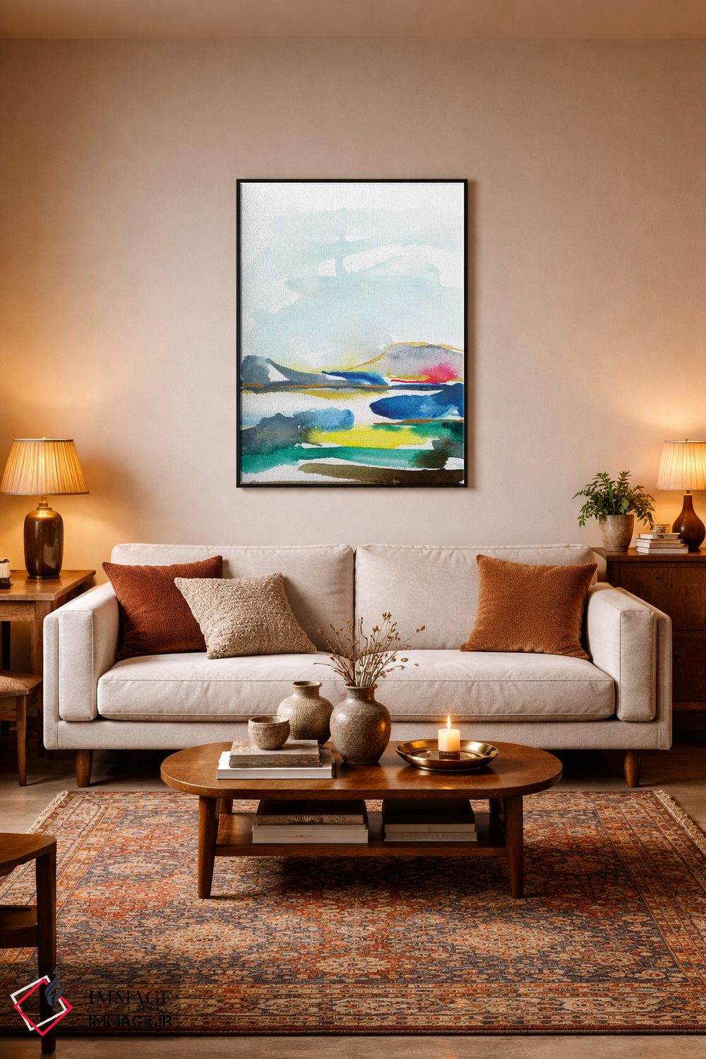 تابلو مینیمال مناظر انتزاعی شماره ۷ اثر جوی تینگ - D4B