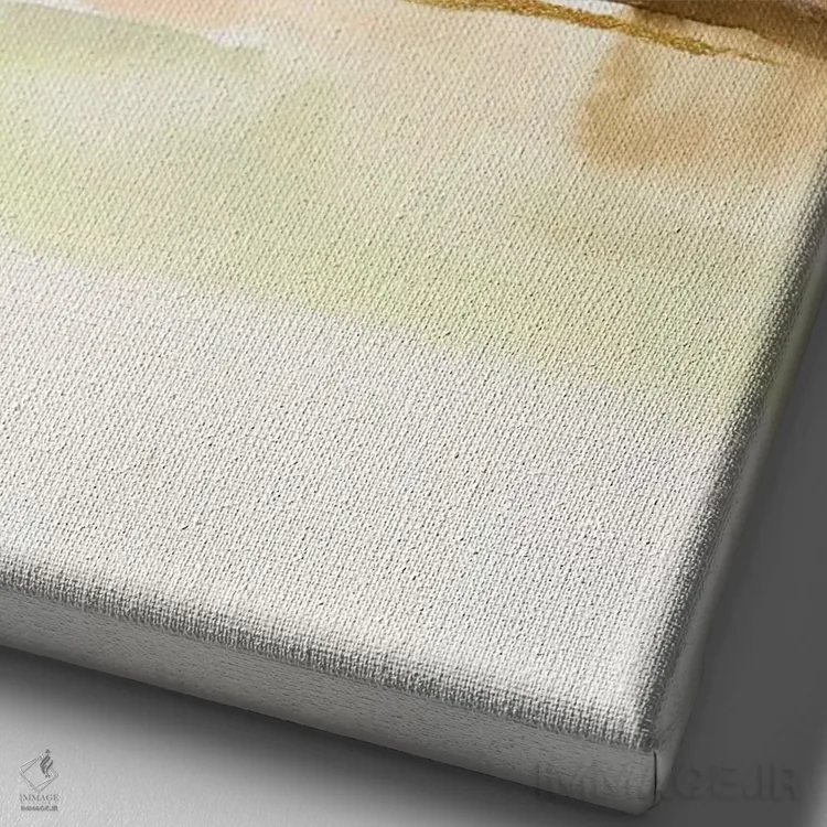 تابلو مینیمال مناظر انتزاعی شماره ۸ اثر جوی تینگ - نمای نزدیک بافت بوم