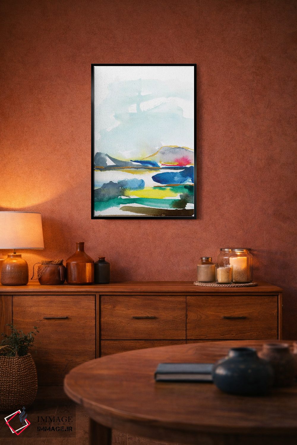 تابلو مینیمال مناظر انتزاعی شماره ۷ اثر جوی تینگ - D5B