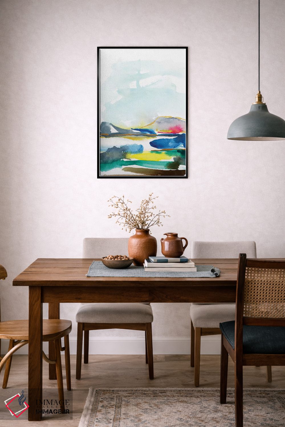 تابلو مینیمال مناظر انتزاعی شماره ۷ اثر جوی تینگ - D6B