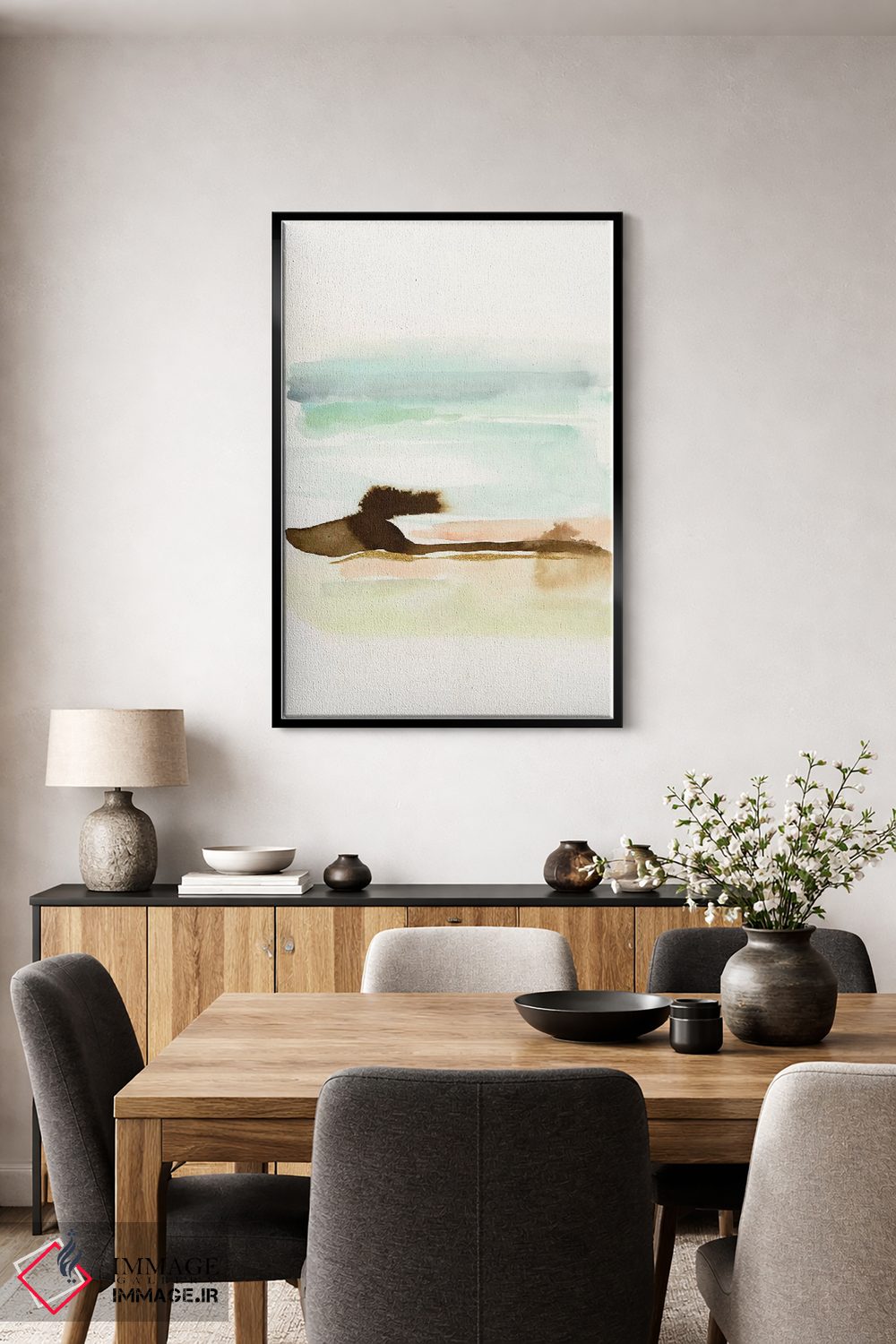 تابلو مینیمال مناظر انتزاعی شماره ۸ اثر جوی تینگ - D4B