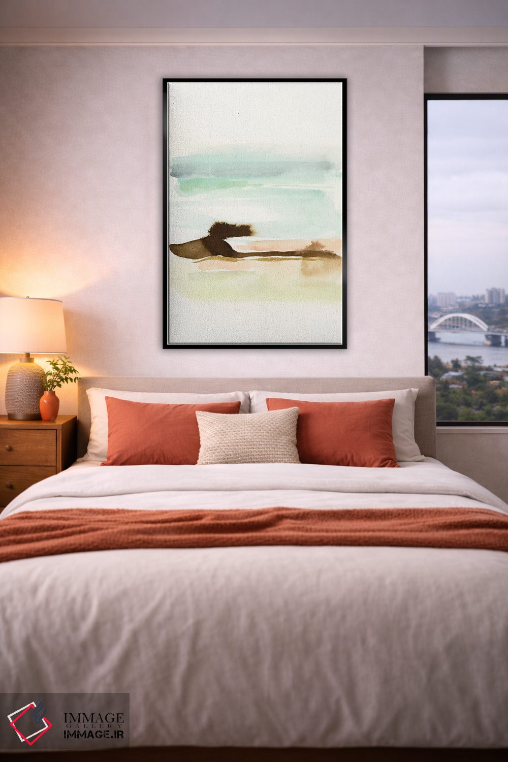 تابلو مینیمال مناظر انتزاعی شماره ۸ اثر جوی تینگ - D5B