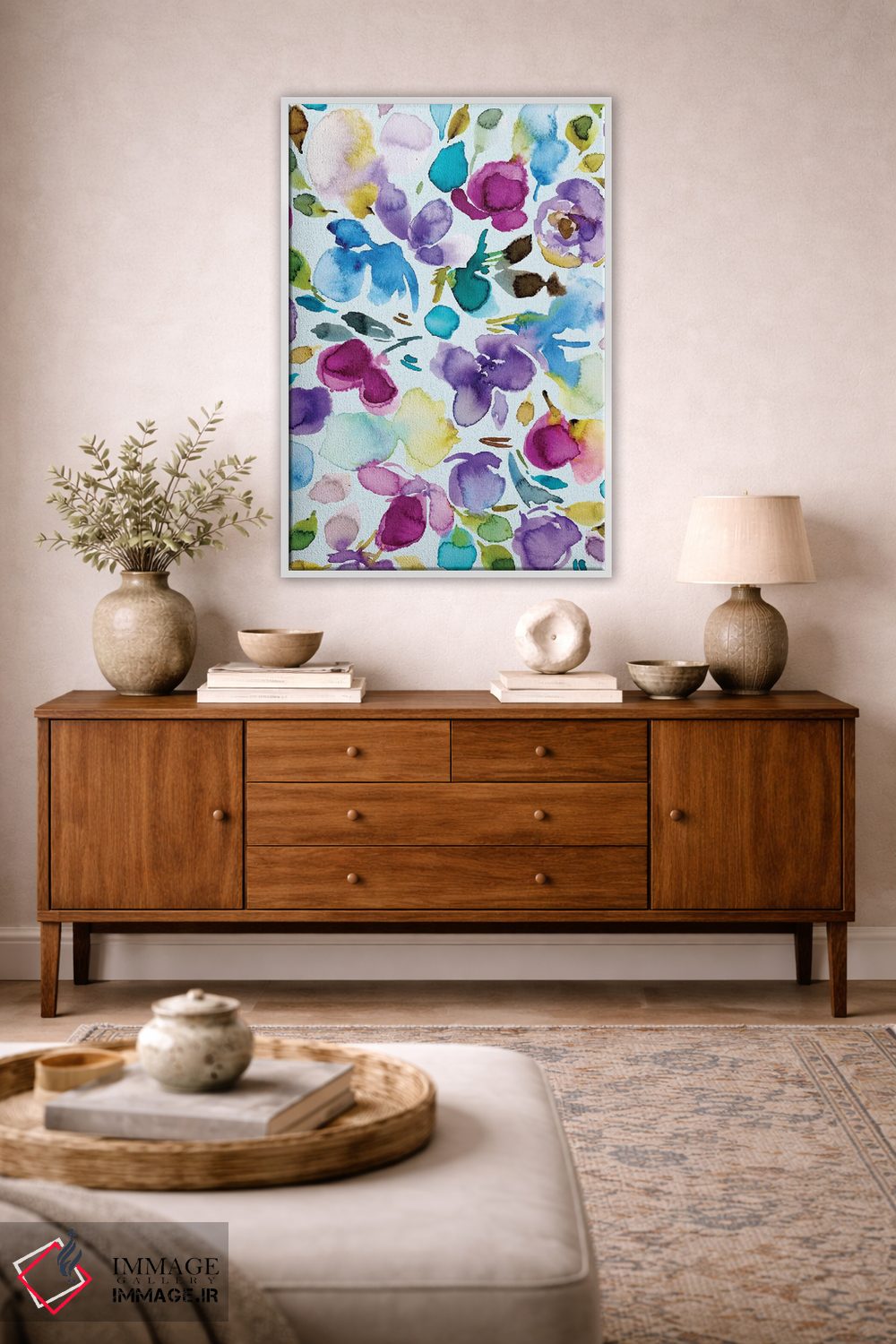 تابلو دکوراتیو جشن گل ها شماره ۳ اثر جوی تینگ - D3W