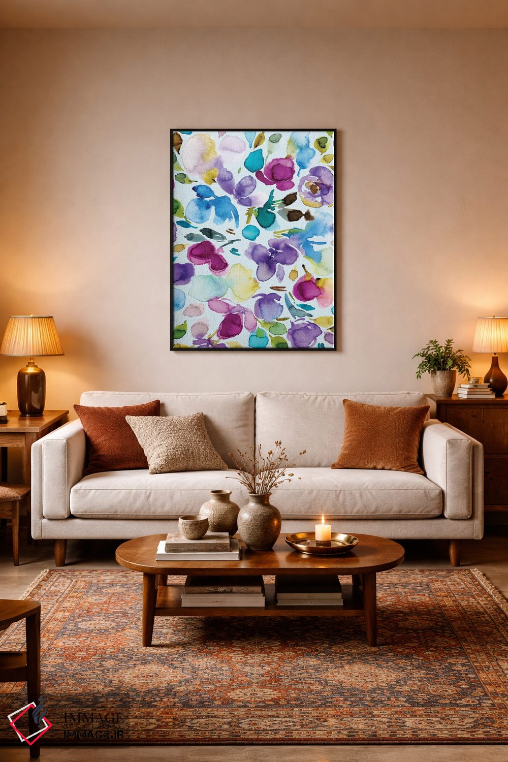 تابلو دکوراتیو جشن گل ها شماره ۳ اثر جوی تینگ - D4B