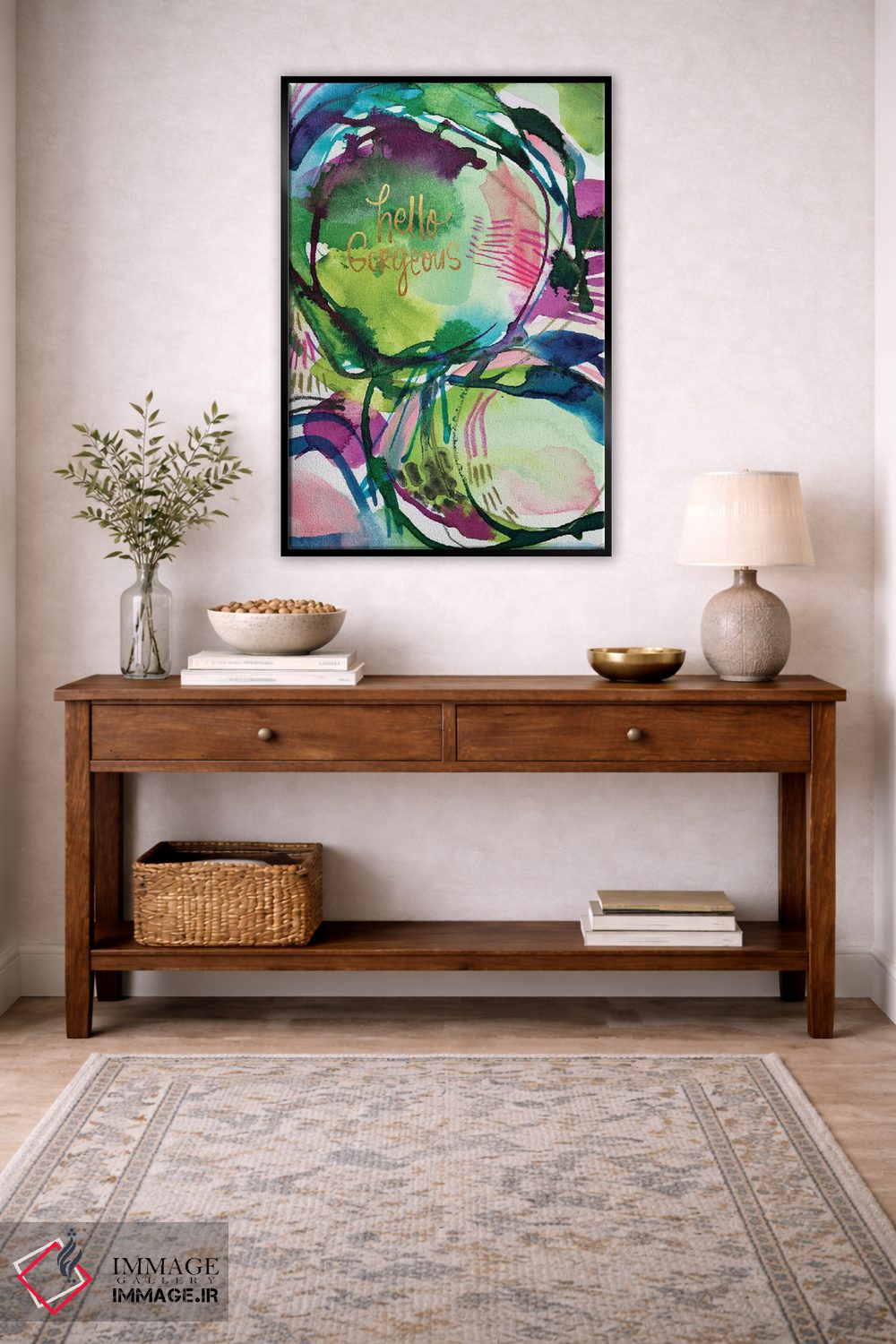 تابلو انتزاعی الهام نقاشانه شماره ۱ اثر جوی تینگ - D4B