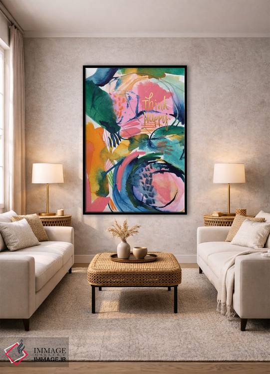 تابلو انتزاعی الهام نقاشانه شماره ۲ اثر جوی تینگ - D1B