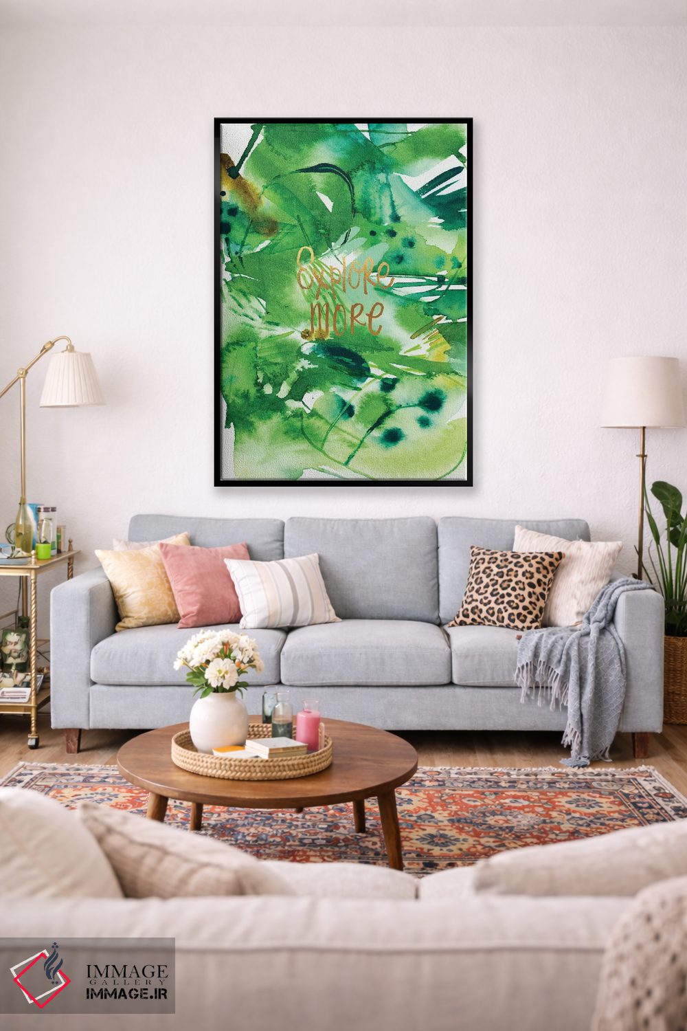 تابلو دکوراتیو الهام نقاشانه شماره ۶ اثر جوی تینگ - D2B