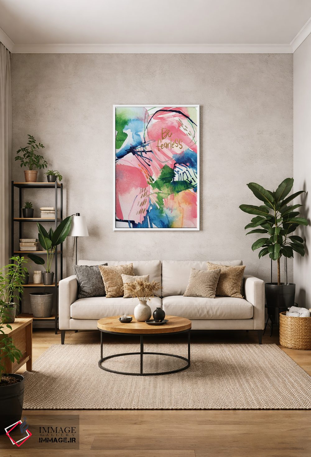 تابلو دکوراتیو الهام نقاشانه شماره ۵ اثر جوی تینگ - D1W