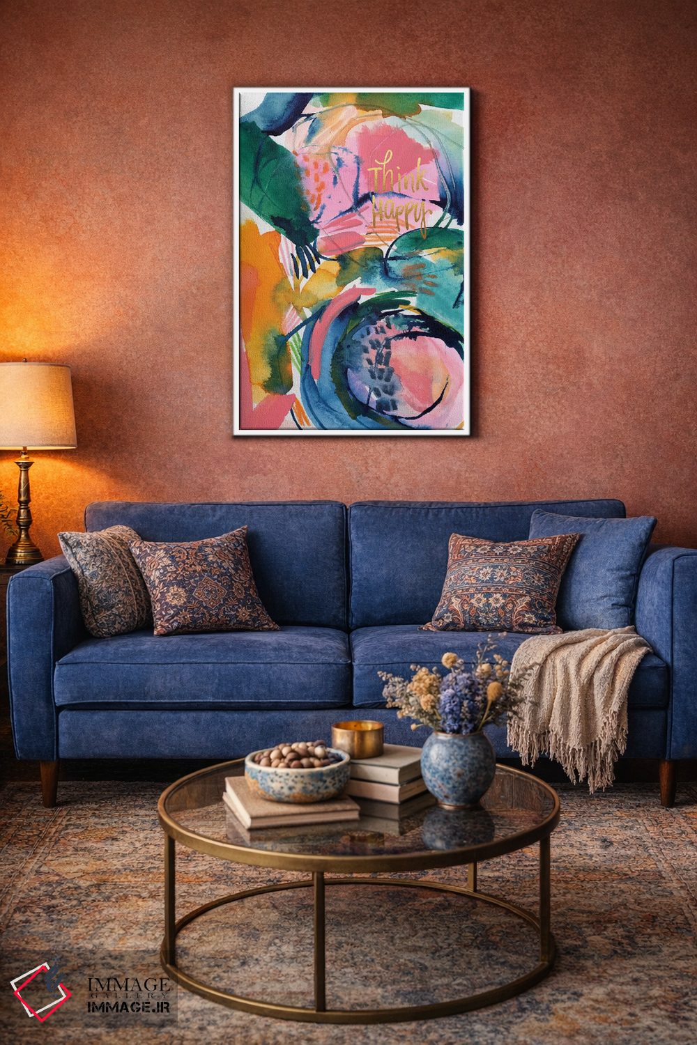 تابلو انتزاعی الهام نقاشانه شماره ۲ اثر جوی تینگ - D2W