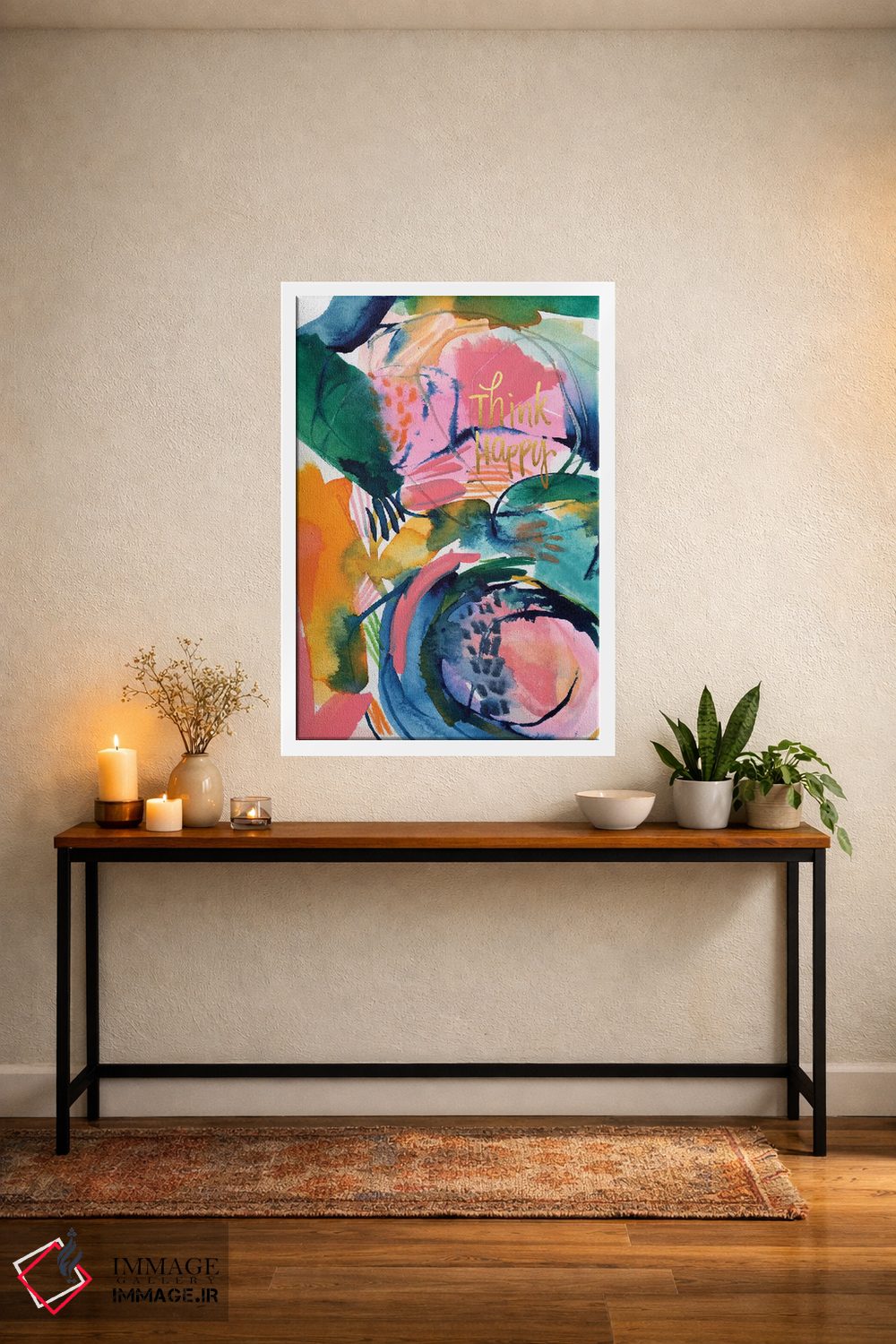 تابلو انتزاعی الهام نقاشانه شماره ۲ اثر جوی تینگ - D3W