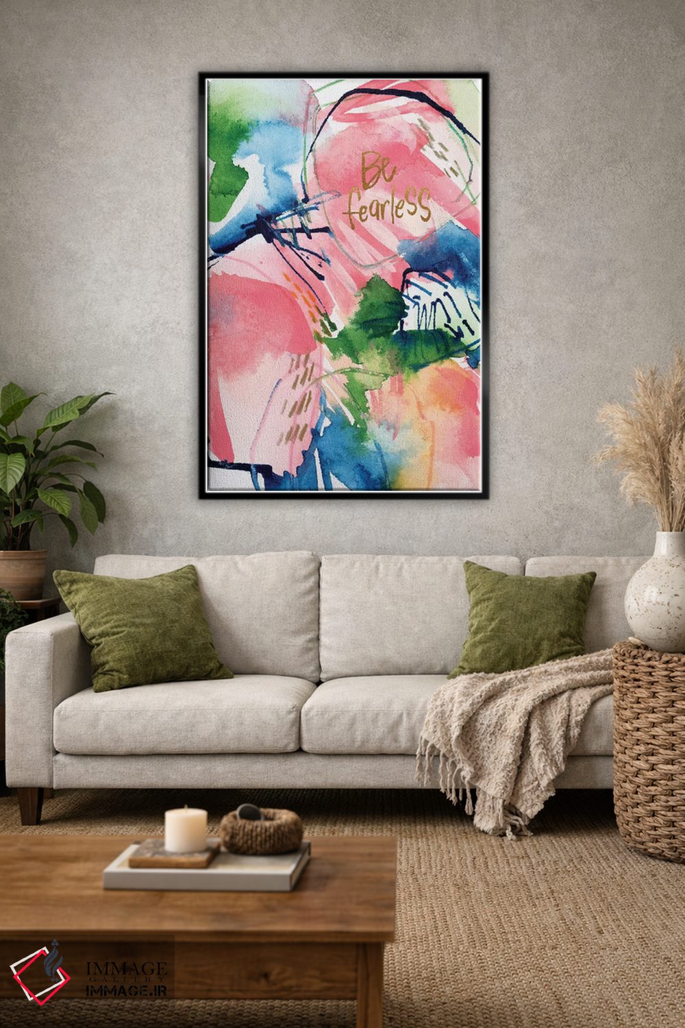 تابلو دکوراتیو الهام نقاشانه شماره ۵ اثر جوی تینگ - D2B