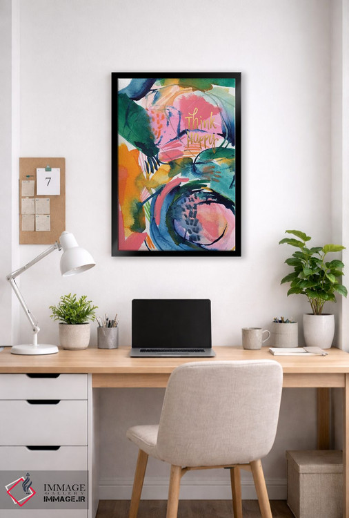 تابلو انتزاعی الهام نقاشانه شماره ۲ اثر جوی تینگ - D5B