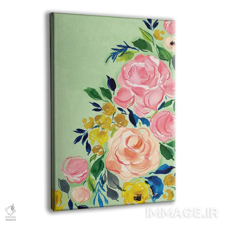 تابلو دکوراتیو گل ها اثر جوی تینگ - نمای پرسپکتیو محصول
