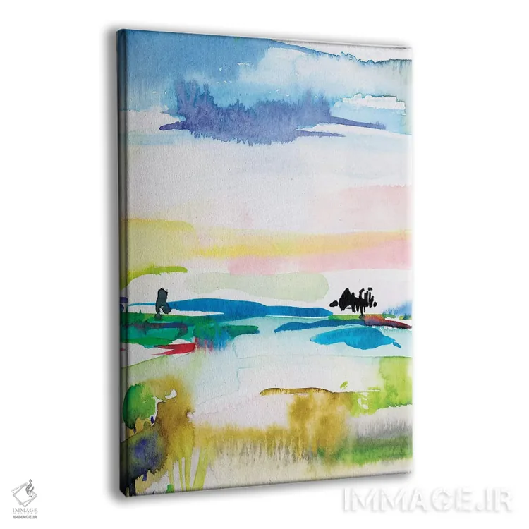 تابلو انتزاعی مقصد ۲ اثر جوی تینگ - نمای پرسپکتیو محصول