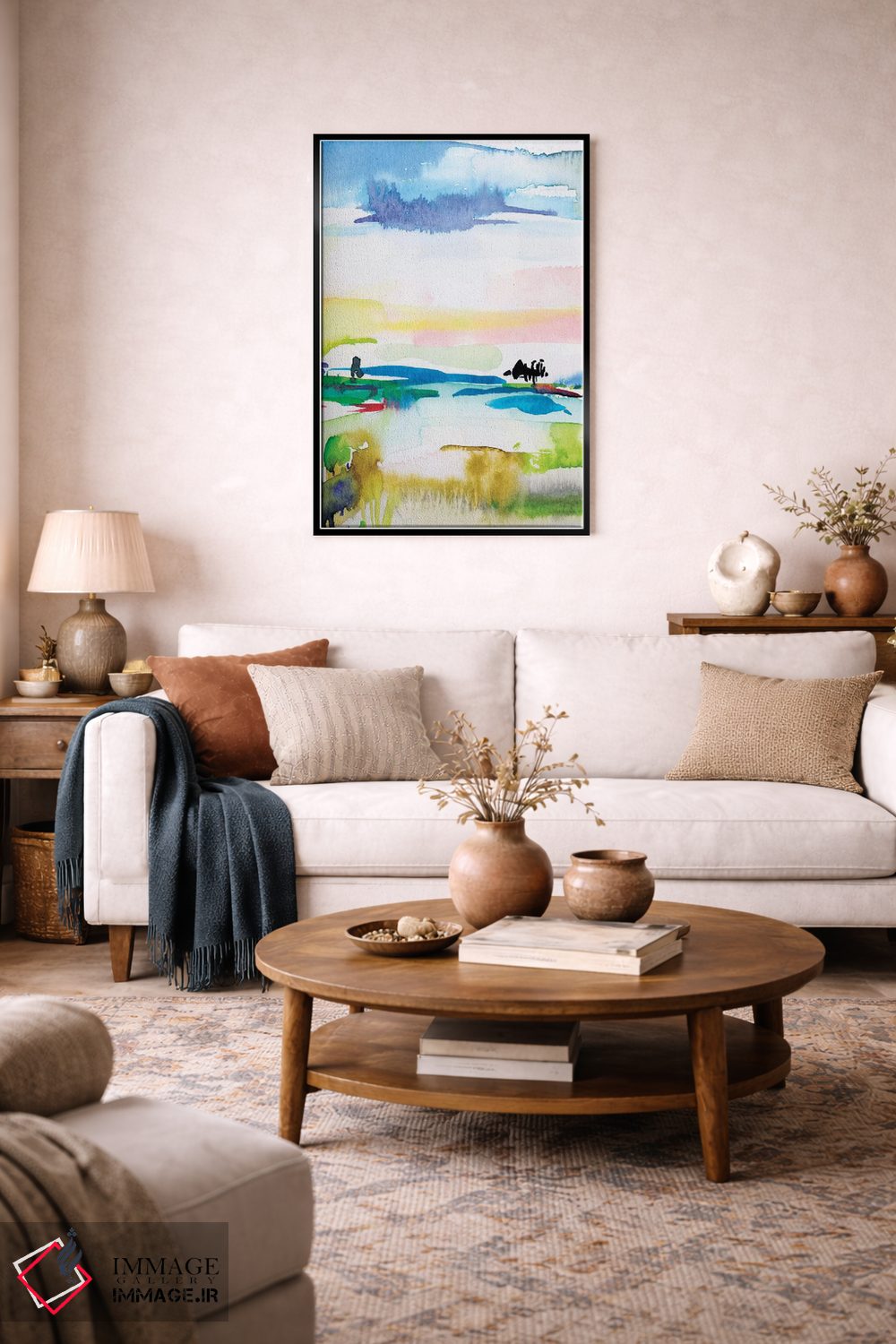 تابلو انتزاعی مقصد ۲ اثر جوی تینگ - D4B