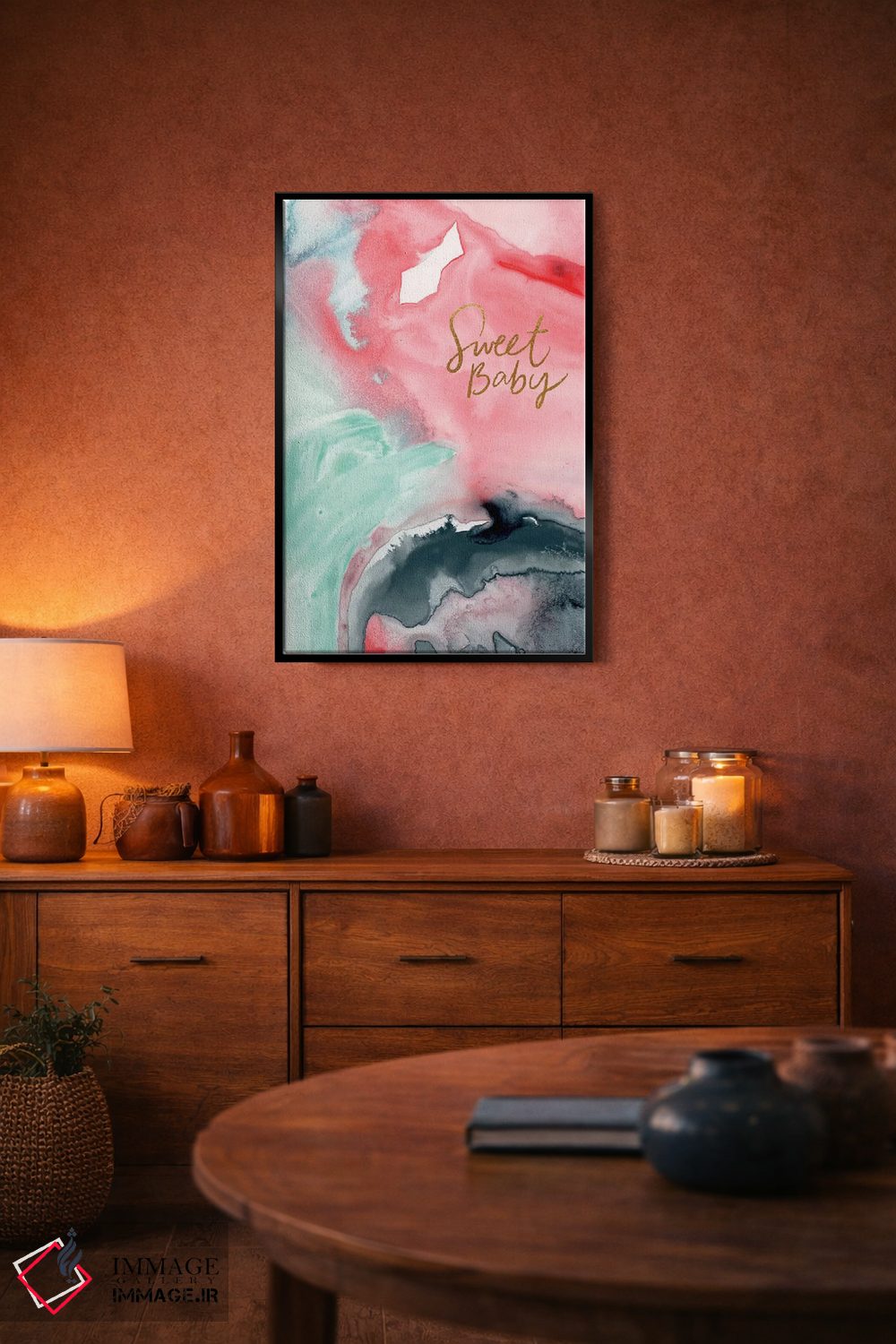 تابلو انتزاعی احساسات نقاشانه ۵ اثر جوی تینگ - D4B