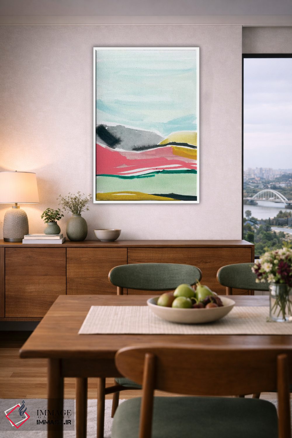 تابلو انتزاعی مناظر انتزاعی ۲ اثر جوی تینگ - D6W