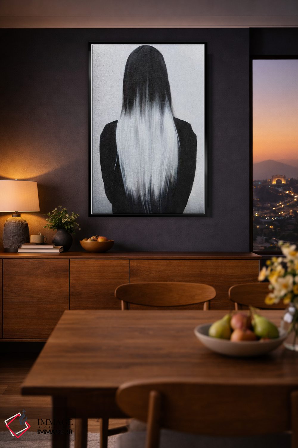 تابلو دکوراتیو نگاه کن کنار ۱ اثر جودی توماس - D2B