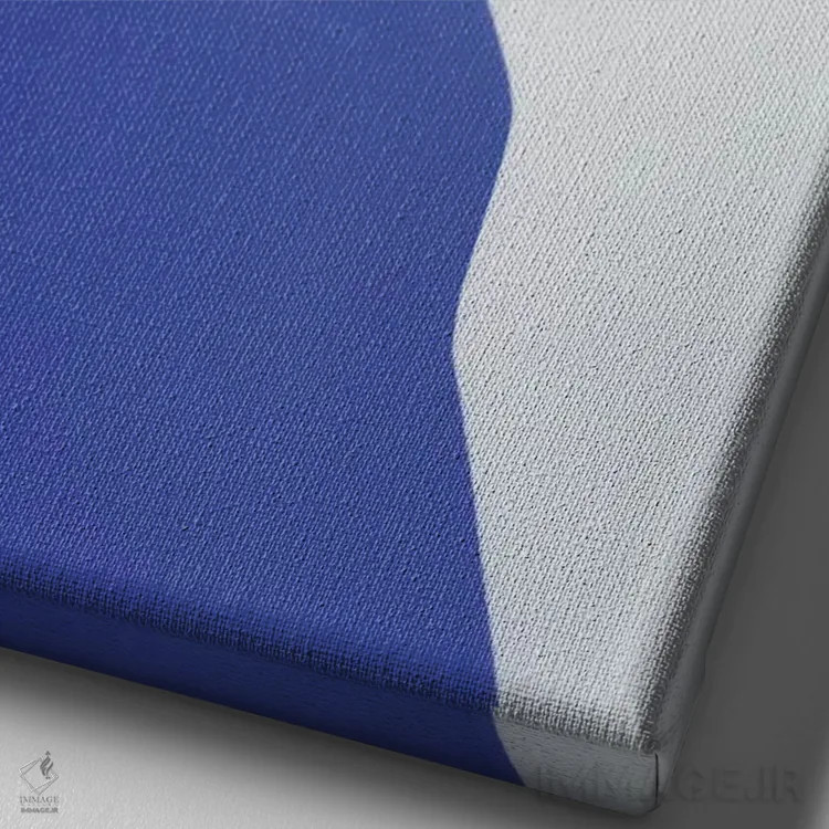 تابلو دکوراتیو غروب ۱ اثر جودی توماس - نمای نزدیک بافت بوم