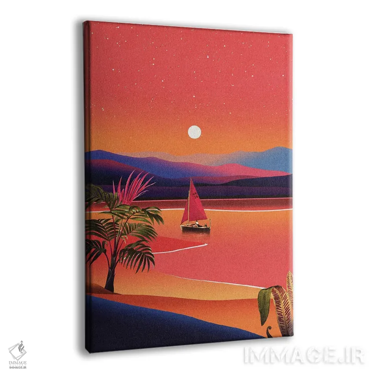 تابلو مدرن گمشده در بهشت اثر استون کلاژز - نمای پرسپکتیو محصول