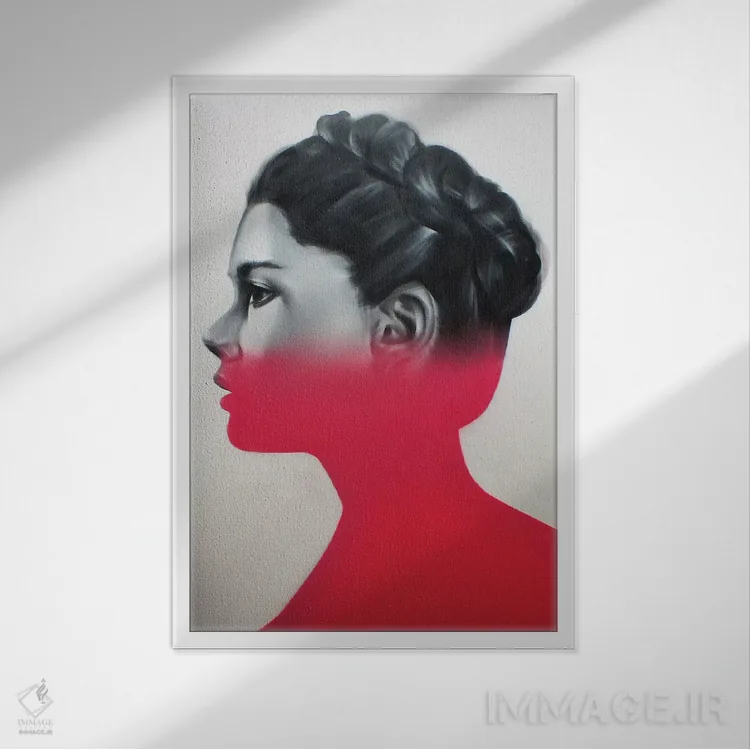 تابلو دکوراتیو غروب ۲ اثر جودی توماس - نمای قابدار سفید