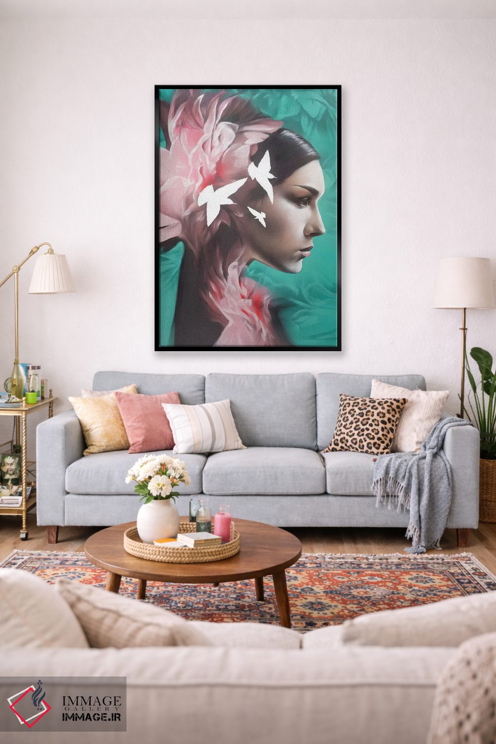 تابلو دکوراتیو خیالبافی اثر جودی توماس - D1B
