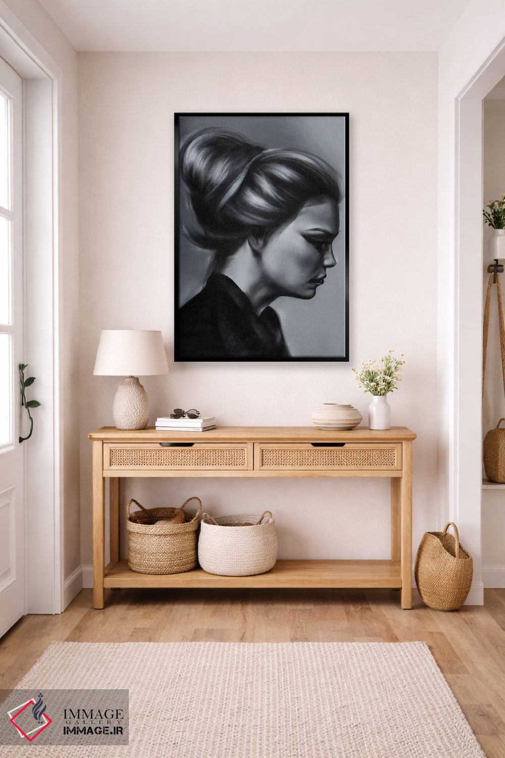 تابلو دکوراتیو گذشته آینده اثر جودی توماس - D6B