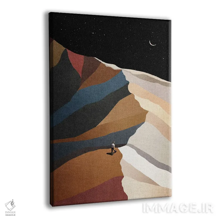 تابلو مدرن پرمبیولت اثر استون کلاژز - نمای پرسپکتیو محصول