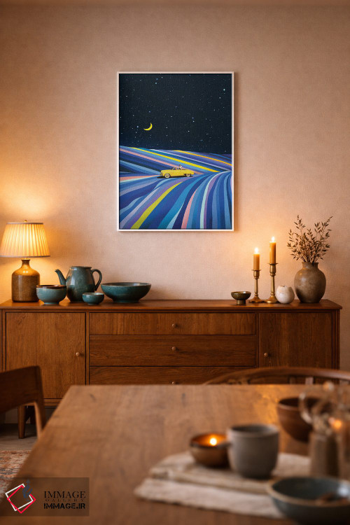 تابلو مدرن پارک کرده و رویابین اثر استون کلاژز - D5W