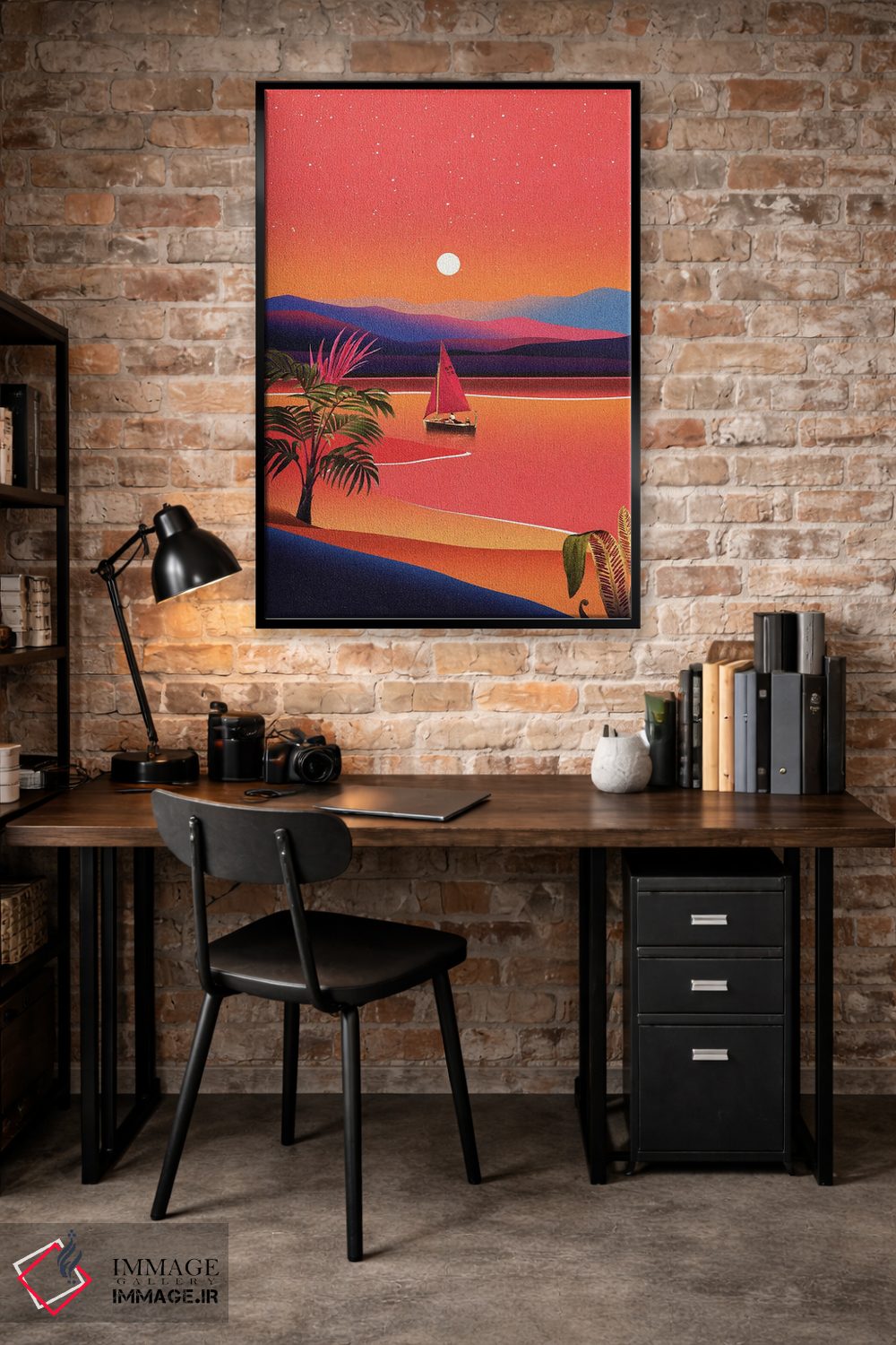 تابلو مدرن گمشده در بهشت اثر استون کلاژز - D4B