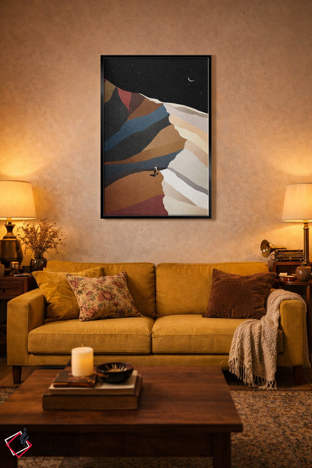 تابلو مدرن پرمبیولت اثر استون کلاژز - D4B