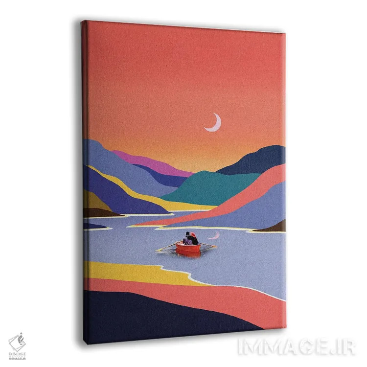 تابلو مدرن با هم بهتر اثر استون کلاژز - نمای پرسپکتیو محصول