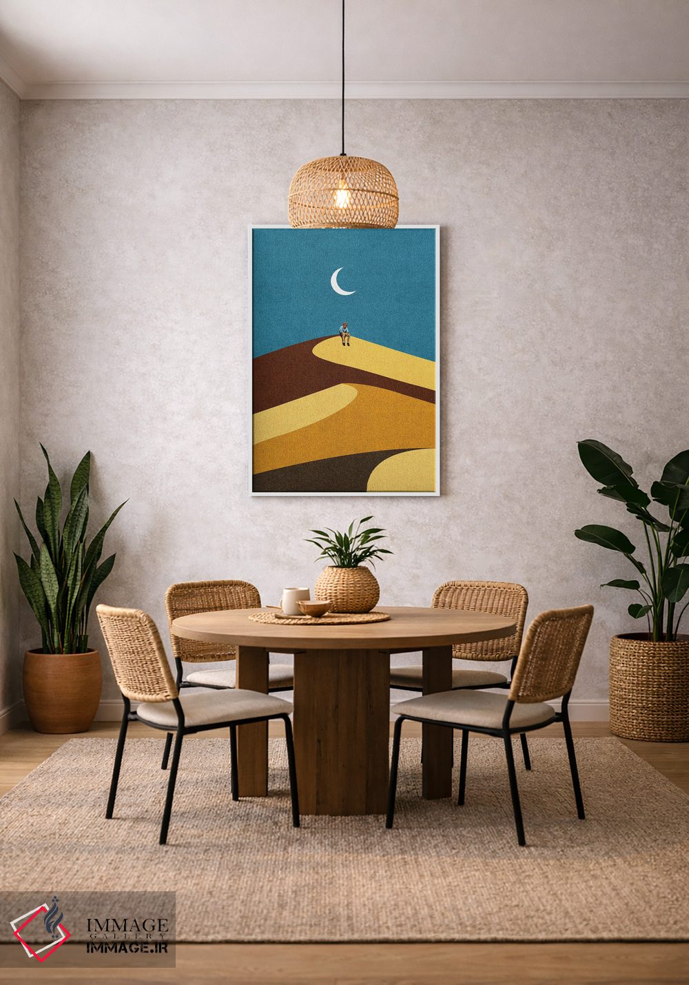 تابلو مدرن زمان نشان خواهد داد اثر استون کلاژز - D2W