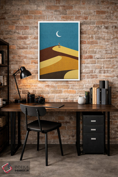 تابلو مدرن زمان نشان خواهد داد اثر استون کلاژز - D1W