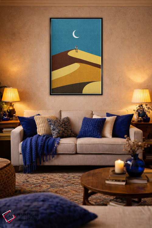 تابلو مدرن زمان نشان خواهد داد اثر استون کلاژز - D4B