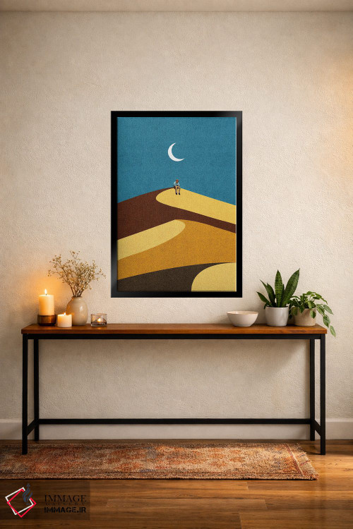 تابلو مدرن زمان نشان خواهد داد اثر استون کلاژز - D5B