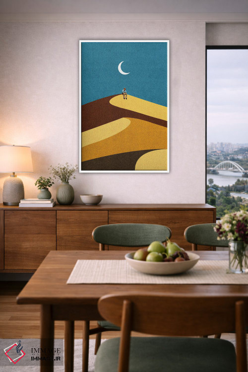 تابلو مدرن زمان نشان خواهد داد اثر استون کلاژز - D6W