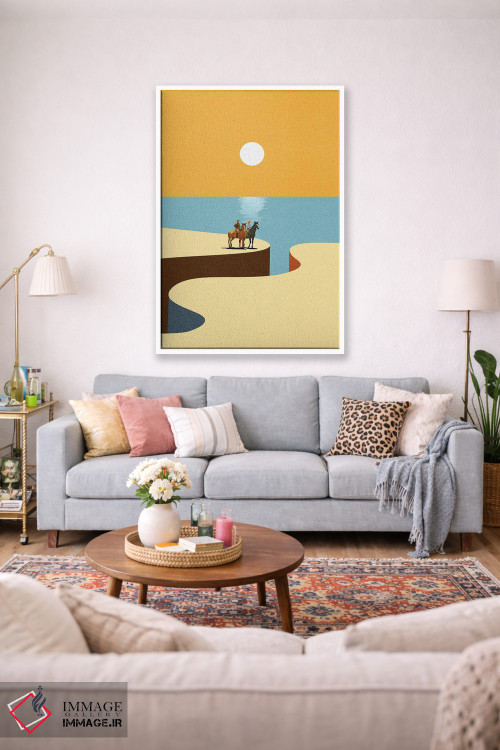 تابلو مدرن فراتر از محدودیت ها اثر استون کلاژز - D1W