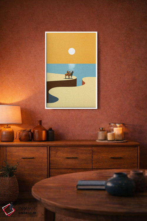 تابلو مدرن فراتر از محدودیت ها اثر استون کلاژز - D3W