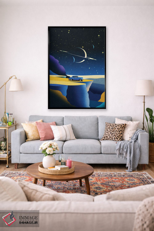 تابلو مدرن ورود آسمانی اثر استون کلاژز - D2B