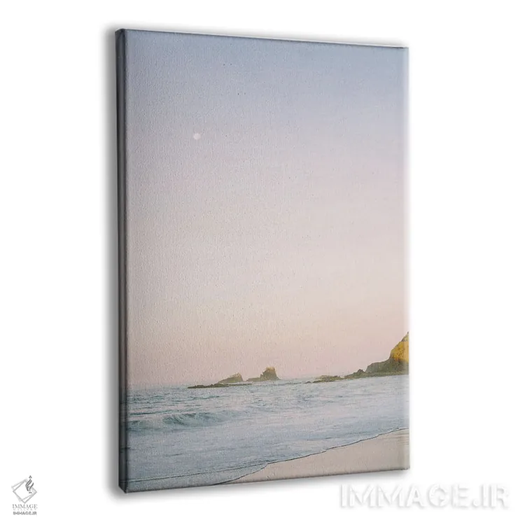 تابلو دکوراتیو طلوع آفتاب در ساحل غربی اثر جاستین میلتون - نمای پرسپکتیو محصول