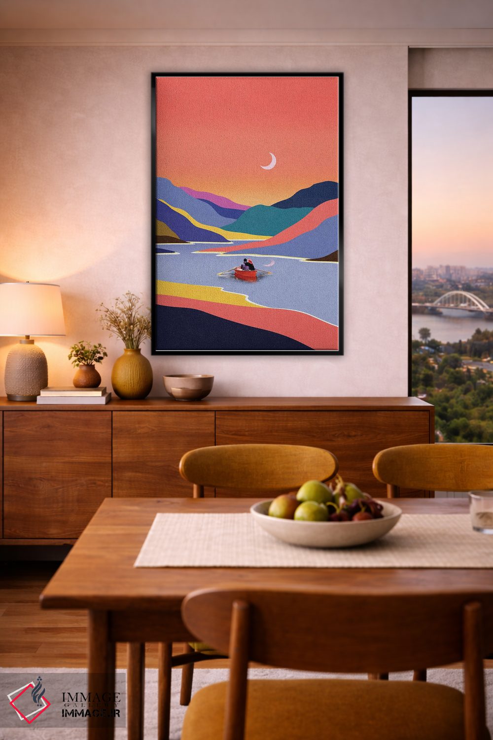 تابلو مدرن با هم بهتر اثر استون کلاژز - D6B