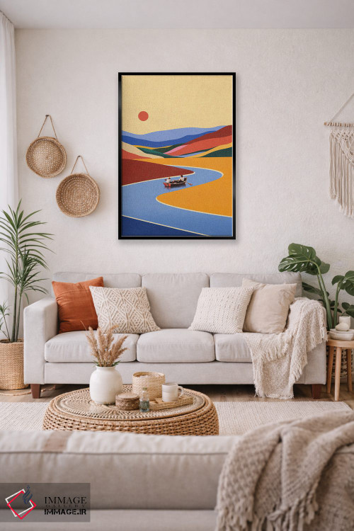 تابلو مدرن تعطیلات آخر هفته خارج از خانه اثر استون کلاژز - D2B