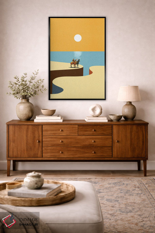 تابلو مدرن فراتر از محدودیت ها اثر استون کلاژز - D4B