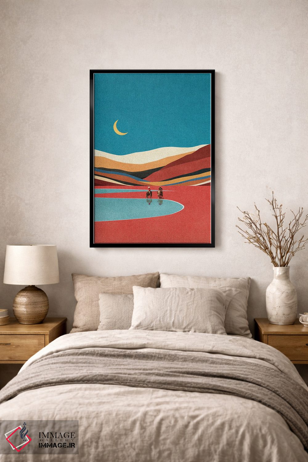 تابلو مدرن مقصد ناگفته اثر استون کلاژز - D1B