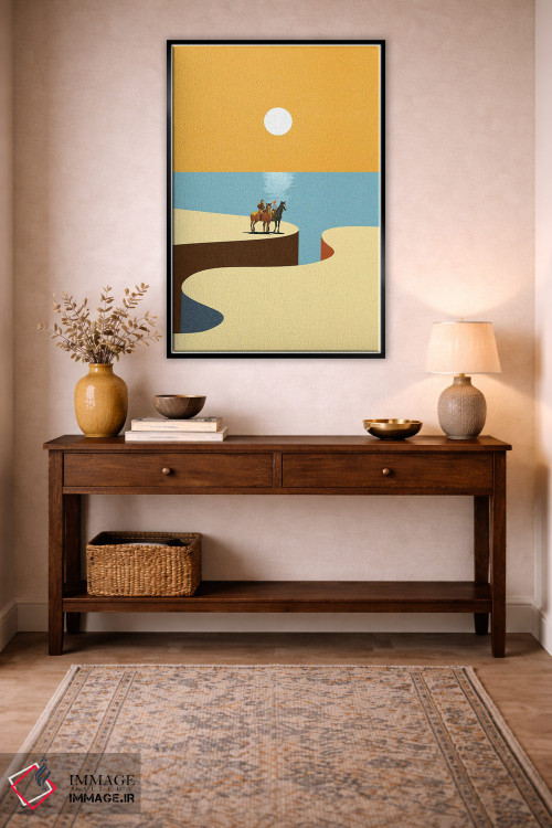 تابلو مدرن فراتر از محدودیت ها اثر استون کلاژز - D5B