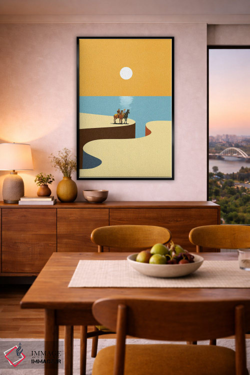 تابلو مدرن فراتر از محدودیت ها اثر استون کلاژز - D6B