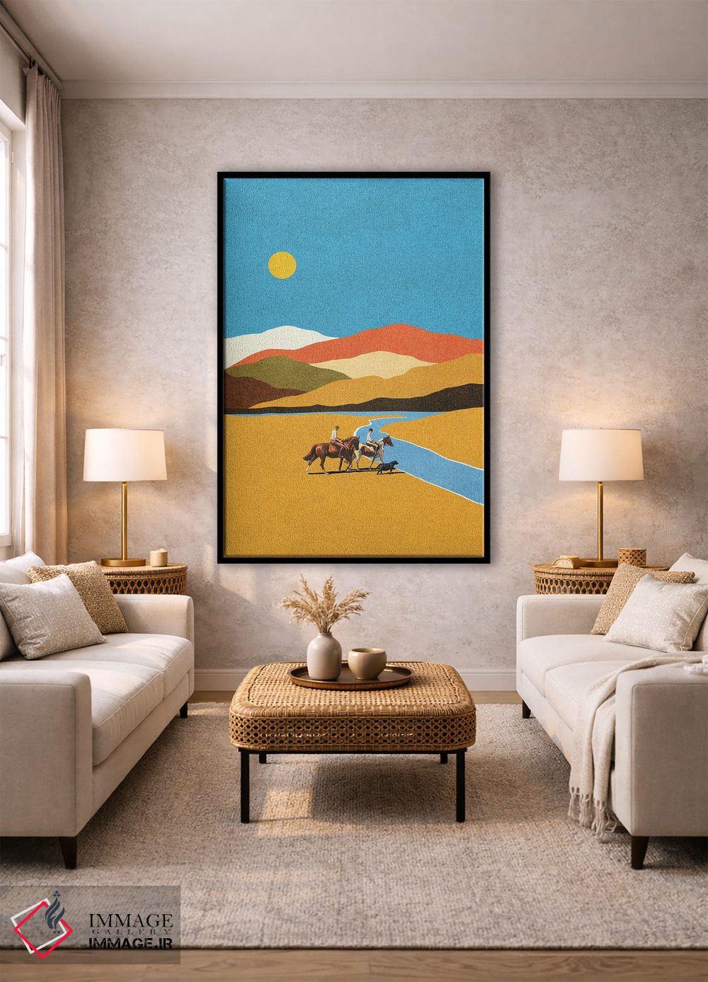 تابلو مدرن ادامه بده اثر استون کلاژز - D1B